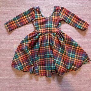 Alice and Ames plaid dress size 4T
